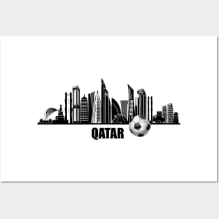 Qatar Skyline Posters and Art